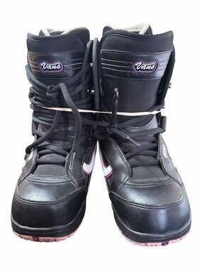 Vans Mantra Women's Snowboard Boots Black and Purple Size 7.5